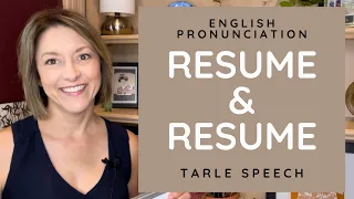 How to Pronounce RESUME & RESUME - American English Heteronym Pronunciation Lesson