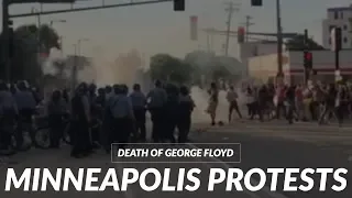 Heated protests over George Floyd's death continue in Minnesota