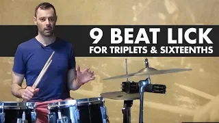 Easy Drum Fill That Sounds Hard (it's 9 Beats Long!)