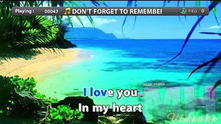 Don't forget to remember me - Bees gees | Karaoke