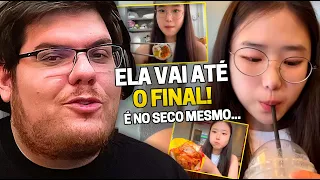 CASIMIRO REAGE: TUDO QUE COMI NA COREIA (KFC, BUNSIK, KIMBAP...) - PRISCILA JU | Cortes do Casimito