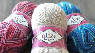 Обзор пряжи Alize Superwash