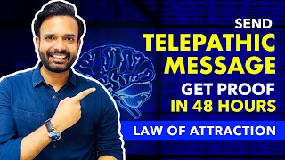 TELEPATHY Works in 48 Hours ✅ Send A TELEPATHIC MESSAGE To Anyone | Law of Attraction | Awesome AJ