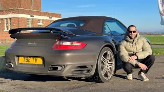 FIRST DRIVE IN MY MANUAL BROWN 997 TURBO 911!