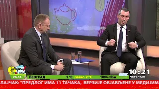 RTS JUTARNJI PROGRAM - Dijalog  Đilas - Orlić