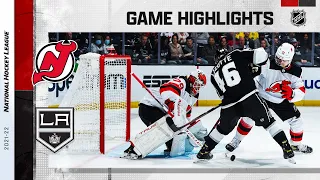 Devils @ Kings 11/05/21 | NHL Highlights