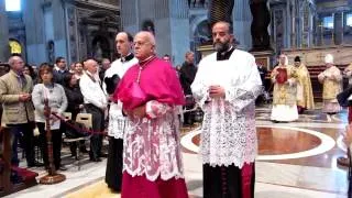 Cardinal Canizares St. Peter's Basilica - Procession
