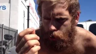 Homeless Man does Breaking Bad impressions for food (Homelessberg)