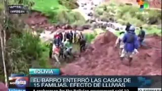 At least 32 dead and others missing in Bolivia landslide