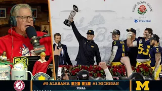 Dan Patrick Recaps Michigan Beating Alabama To Advance To The National Title Game | 01/02/24