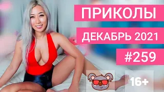 😂 ЛУЧШИЕ ПРИКОЛЫ ДЕКАБРЬ 2021 | Я РЖАЛ ДО СЛЕЗ | Выпуск №259