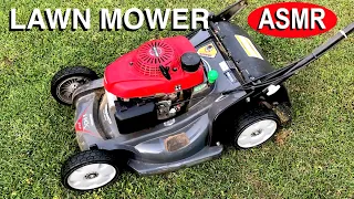 HONDA Lawn Mower Maintenance [ASMR Chore Video]