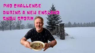 Pho Challenge During a New England Snow Storm