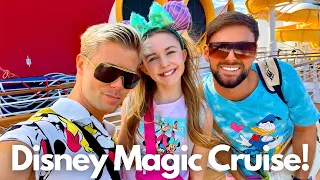 5 NIGHT DISNEY MAGIC CRUISE!!! Embarkation Day!!! Galveston, Texas! DAY 1 VLOG! February 2024!!!