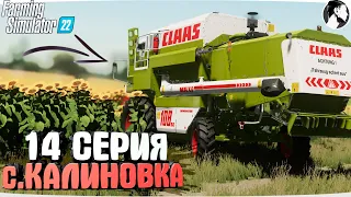 FARMING SUMULATOR 22: Село КАЛИНОВКА #14 ● Claas Dominator