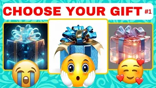 Choose your gift 🎁💝🤩🤮| 3 gift box challenge, Gold, Blue & Red | 2 good and one bad #3giftbox   #1