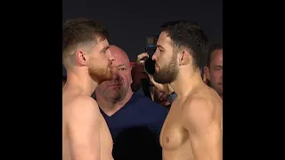 Edmen Shahbazyan vs Nassourdine Imavov Weigh-in face-off