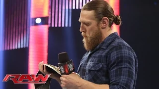 Daniel Bryan discusses his future: Raw, May 11, 2015