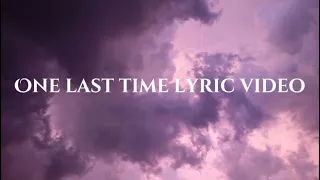 One last time (Official lyric video)