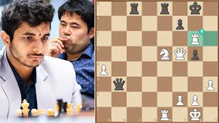 Always the Knight - Never The Bishop || Vidit vs Hikaru || Round 9 || FIDE Candidates (2024)