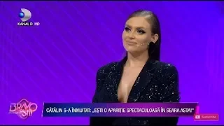 Bravo, ai stil! - Botezatu s-a inmuiat cand a vazut-o pe Oana: "Esti o aparitie spectaculoasa!"