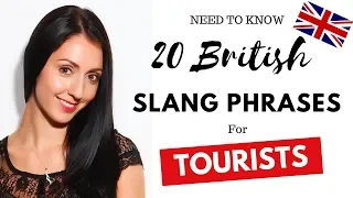 20 British Slang Phrases Tourists Need To Know (Live English Lesson with Anna English)