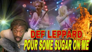 FIRST TIME HEARING DEF LEPPARD - "Pour Some Sugar On Me" (Official Music Video) Reaction