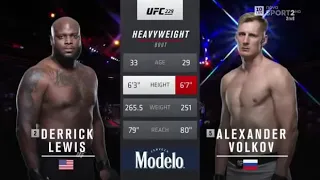 Derrick Lewis vs Alexander Volkov UFC