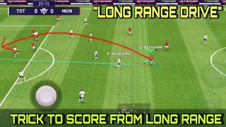 Long Range Drive Tutorial | Trick to Score From Long Range | Score easily from long range | pes2021