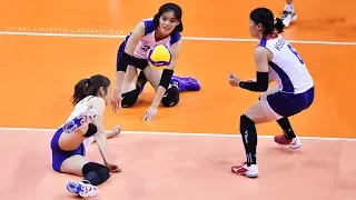 Crazy Volleyball Actions - LONG RALLY | Saves Digs | AVC Women's Volleyball 2020