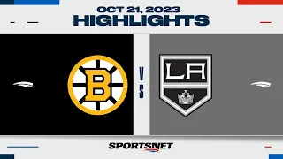 NHL Highlights | Bruins vs. Kings - October 21, 2023