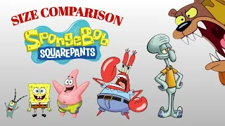 Size Comparison SpongeBob | Biggest Characters of SpongeBob SquarePants | Satisfying Video