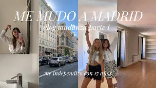 me mudo a mi primer piso en Madrid con 18 años :) #vlog parte 1 | @Clakovi