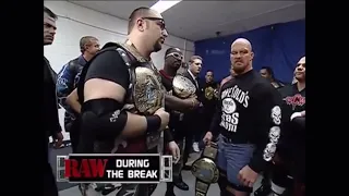 Stone Cold Steve Austin Has Kurt Angles Back With Ambush Stunner On The Undertaker WWE Raw 11-5-2001