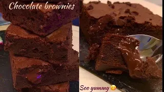 Fudgy yummy brownies 😋 classic recipe