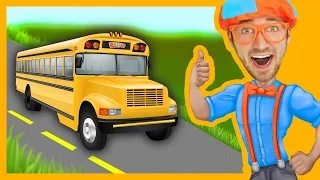 Blippi Wheels On The Bus | Songs For Toddlers