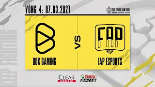 Box Gaming vs Fap Esports - Vòng 4 ngày 2 [07.03.2021] | ĐTDV mùa Xuân 2021