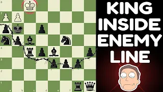 King Crossed the Enemy Line-Save the Dude!! Extreme Chess Puzzle