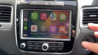 VW Touareg NZ map conversion Apple CarPlay and Android Auto