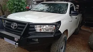 Toyota Hilux single cabin Lampung 4x4 modifikasi bemper depan belakang BMC ARB  off-road dan perkebu