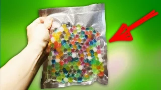 ОРБИЗ ЧЕЛЛЕНДЖ ! ЧТО ЕСЛИ ОРБИЗ ЗАСУНУТЬ В ВАКУУМ / vacuum Orbeez