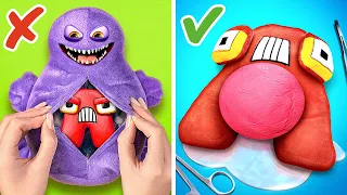 Quem está grávida?! Alphabet Lore vs Grimace 😱 *Fun DIY Fidgets*