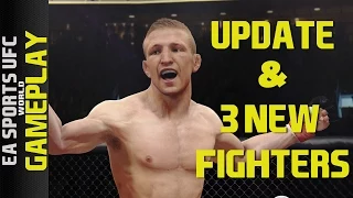 EA SPORTS UFC - NEW UPDATE GAMEPLAY CHANGES & FREE DLC FIGHTERS GAMEPLAY