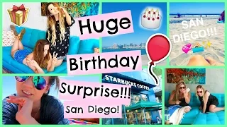 HUGE BIRTHDAY SURPRISE!!! WEEKEND IN SAN DIEGO!!