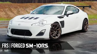 Scion FRS Track Car on Apex SM-10RS Forged Wheels