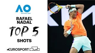 Top 5 shots: Rafael Nadal | Australian Open 2021 | Tennis | Eurosport