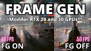 How to Mod Frame Generation for RTX 20 and 30 GPUs (FSR 3 replaces DLSS3, still uses DLSS Upscale)