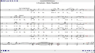 6  Esurientes   Rutter Magnificat SATB Soprano parts