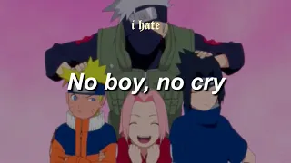 STANCE PUNKS ; No boy, no cry『ノーボーイ・ノークライ』- sub. al español // lyrics || Naruto Op. 6
