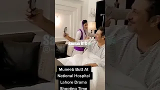 muneeb butt drama 'Qalandar' bts only on@HarPalGeoOfficial #muneebbutt #komalmeer